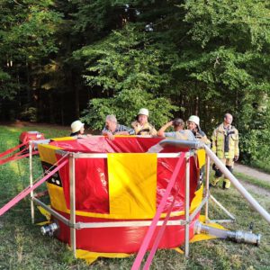 Gemeinschaftsübung in Kolmberg