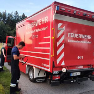 Gemeinschaftsübung in Kolmberg