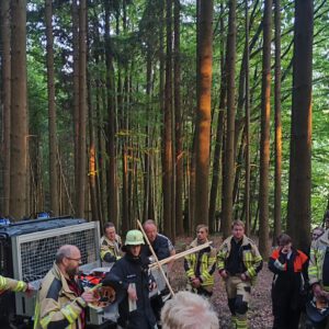 Gemeinschaftsübung in Kolmberg