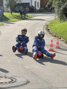 Bobbycar-Rennen in Waffenbrunn