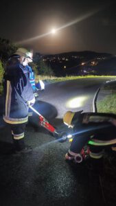 Gemeinschaftsübung im Rahmen der Brandschutzwoche in Rhanwalting