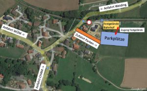 Einladung zum Dorffest in Balbersdorf am Vereinsgelände