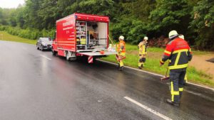 Einsatz Ölspur bei Klinglmühle