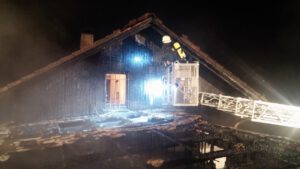 Scheunenbrand Obernried am 23.01.2015