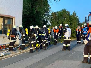 Übung: Brand im Wirtshaus Katzberg