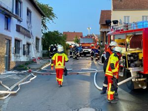 Übung: Brand im Wirtshaus Katzberg