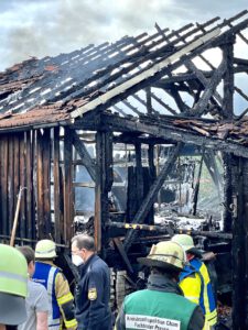 Vollbrand einer Scheune in Kolmberg