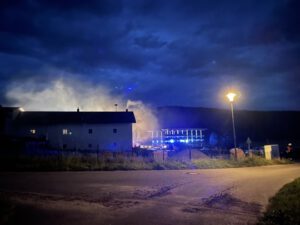 Übung: Brand beim Zaunbauer