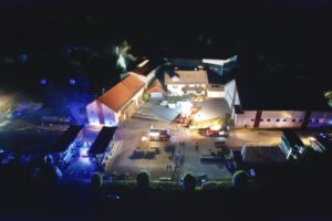 Übung: Brand beim Zaunbauer