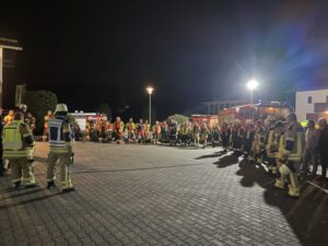 Übung: Brand beim Zaunbauer