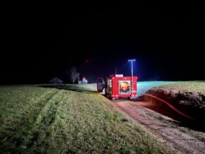 Gruppenübung: Flächenbrand in Obernried
