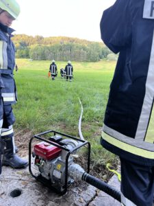 Übung: Flächenbrand