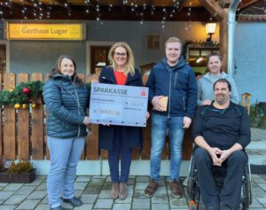 2.022€ Spende an die Kinderkrebshilfe