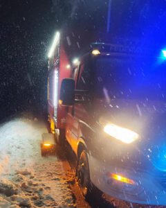 Einsatz Schneebruch