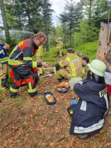 Großübung „Waldbrand Flammendes Steindl“ 2025