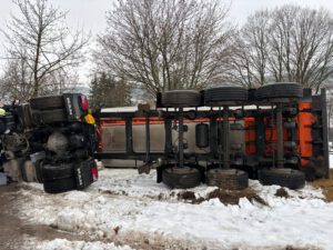 Einsatz „Umgekippter LKW“