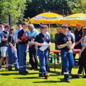 1. Platz am 4-Mannwettbewerb in Waffenbrunn!