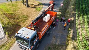 Übung Verkehrsunfall mit LKW