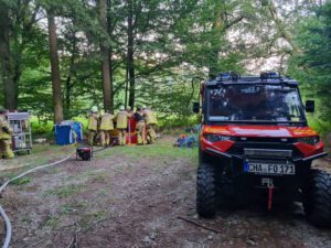 Gemeinschaftsübung (Waldbrand-Übung)