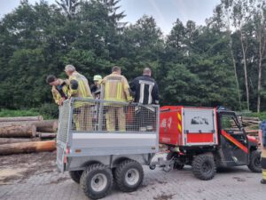 Gemeinschaftsübung (Waldbrand-Übung)
