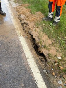 Einsatz Wasserrohrbruch